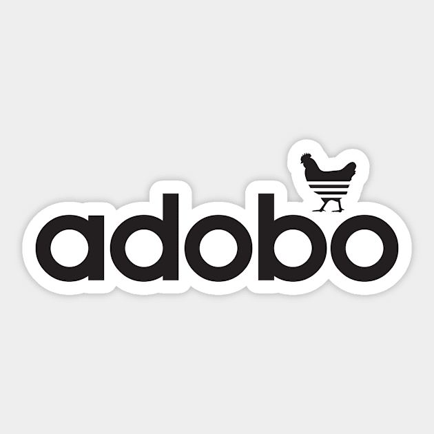 Mestizo adobo (Black) Sticker by MestizoOfficial